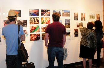 Visitantes e fotos da exposição de 2014