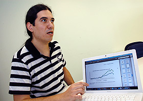 O engenheiro da computação Henrique Przibisczki de Oliveira: três mil currículos analisados (Foto: Antoninho Perri)