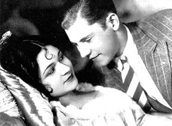 Paulo Morano com Tamar Moema em “Lábios sem Beijos” (1930)