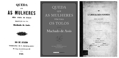 Na seqüência, capas dos livros do belga Victor-Georges Hénaux, a tradução de Machado e a edição bilíngüe da Editora da Unicamp (Fotos: Editora da Unicamp/Reprodução)