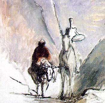 D. Quixote e Sancho Pança
