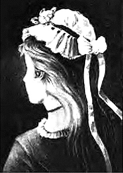 Velha-moça, cartão portal que surgiu na Alemanha em 1888: brincadeira mostra que a imagem pode gerar opiniões diferentes