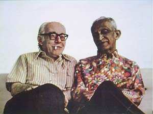 Os compositores Capiba e Nelson Ferreira, cujas trajetórias são mencionadas na tese  (Foto: Reprodução)