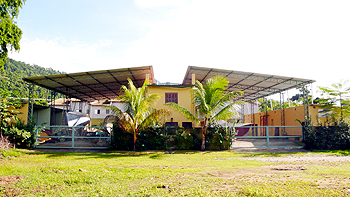 Sede do Laboratório de Estudos e Pesquisas em Artes e Ciências, em Paraty: mil metros quadrados de área construída (Foto: Divulgação)