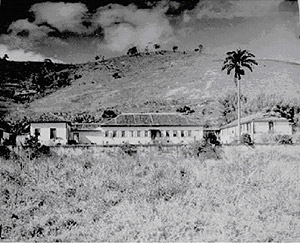 Vista do casario da Fazenda São Fernando, na região visitada por Stanley Stein (Foto: Y. J. Stein/Antônio Scarpinetti)