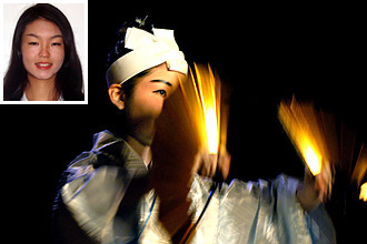 A estudante e bailarina Cíntia Toma Kawahara: projeto de iniciação científica no Instituto de Artes culminou com apresentação pública