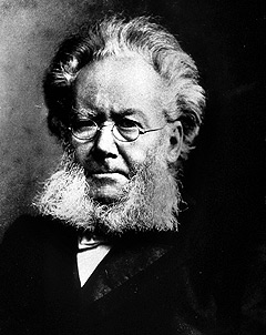 O dramaturgo norueguês Henrik Ibsen: peças desencadeavam discussões entre os críticos (Foto: Arquivo)