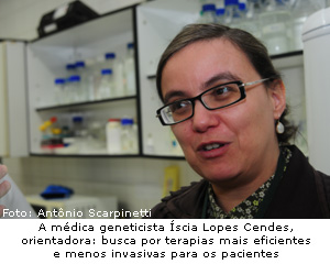 A médica geneticista Íscia Lopes Cendes, orientadora: busca por terapias mais eficientes e menos invasivas para os pacientes. (Foto: Antônio Scarpinetti)