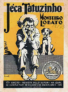 Desenhos de Jeca Tatu, personagem de Monteiro Lobato citada na tese: parasitismo é problema secular