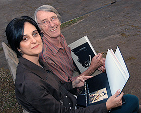 Fabiana Bruno e  Etienne Samain: pesquisa inÃ©dita no campo da antropologia da imagem  (Foto: Antoninho Perri)