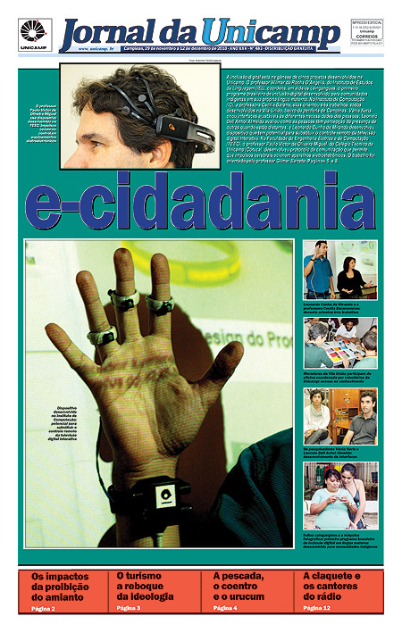 Capa do Jornal da Unicamp