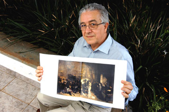 O professor Jorge Coli: "É um projeto intelectual e ao mesmo tempo claro"  (Fotos:Antoninho Perri/Reprodução)