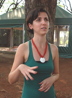 A pesquisadora Lívia Morais Garcia Lima: reconstrução de laços familiares. (Foto:Talita Matias)