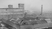 Vista parcial da Mooca, com o Cotonifício Crespi em primeiro plano, em foto do início do século 20: bairro passa por processo de "desindustrialização"  a partir de 1950  