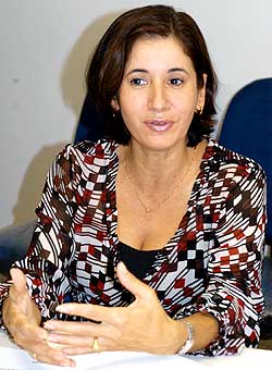 A psicóloga Vera Rezende, organizadora do seminário do Caism