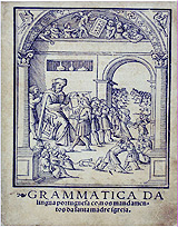 Folha de rosto da Gramática de João de Barros (Foto: Reprodução)