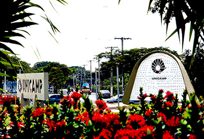 Image of one of the main entrances to Unicamp