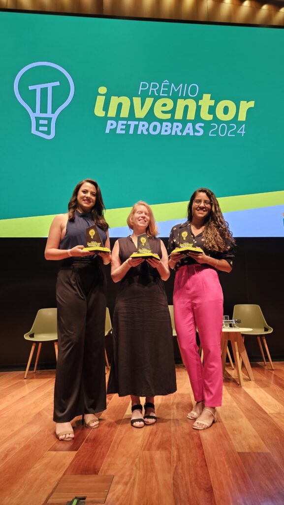 Equipe da Unicamp são homenageadas por conta de duas patentes durante a 24ª edição do Prêmio Inventor Petrobras