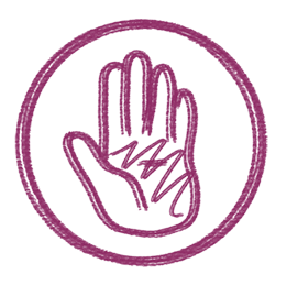 Selo Assédio arte Rafaela Repasch