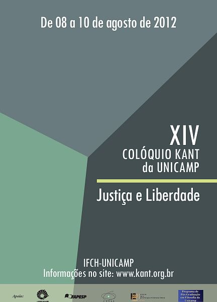 Cartaz XIV Colóquio Kant